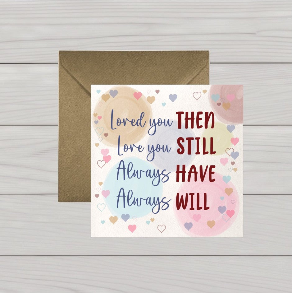 Love you always Valentine's Day card