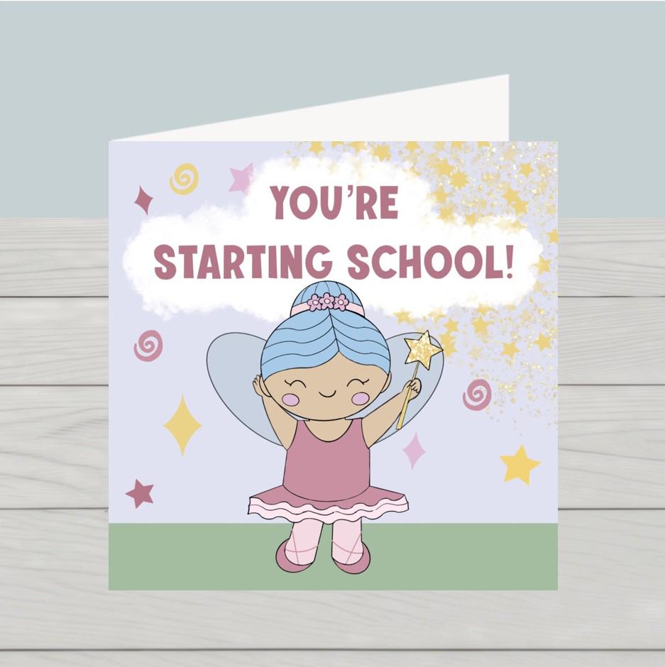 You're starting school card magic fairy