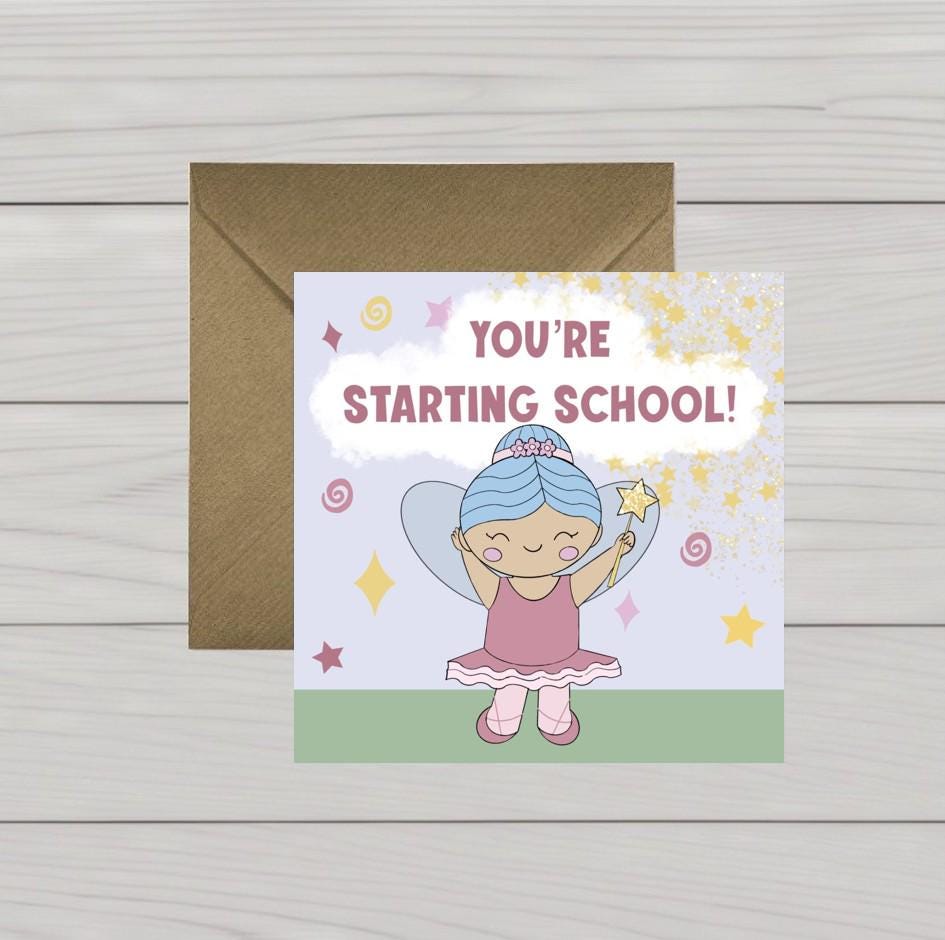 You're starting school card magic fairy