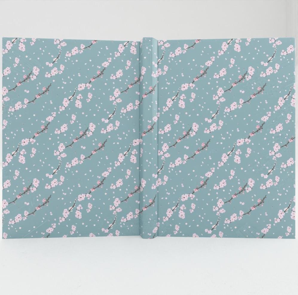 Blue cherry blossom
