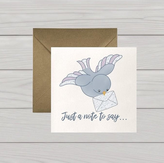 Just a note bird