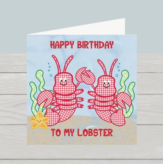You're my lobster birthday card