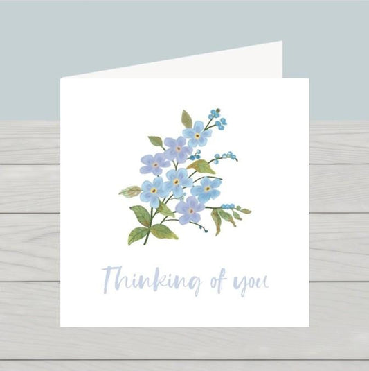 Forget me not sympathy card