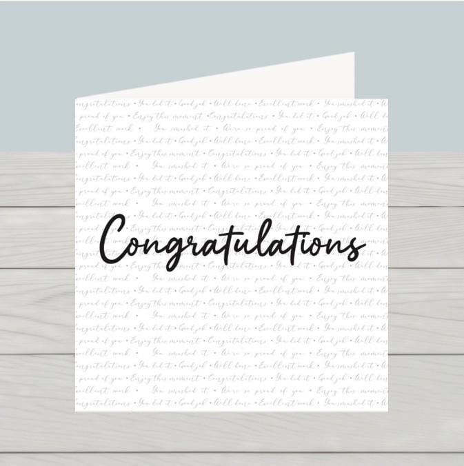 Congratulations script