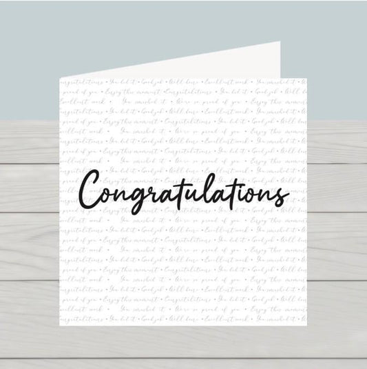Congratulations script