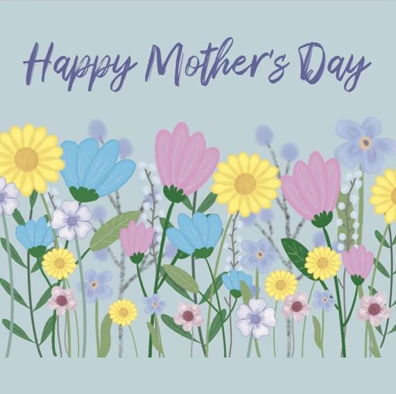 Mothers Day wildflowers card