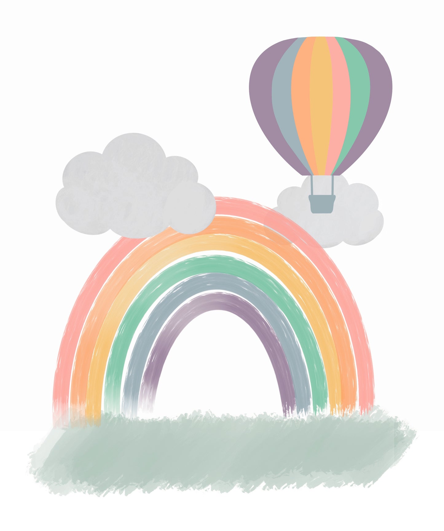 Retro rainbow series #1 rainbow sky