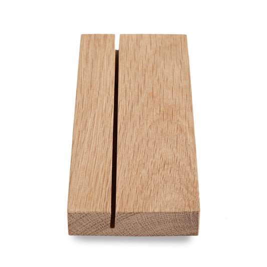 Wooden oak stand for gallery boards