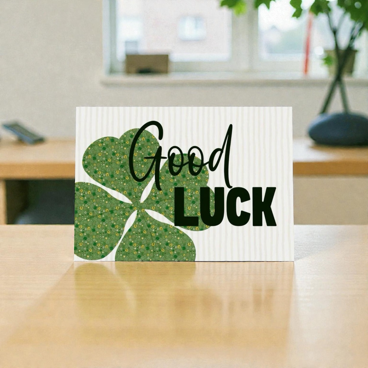 Four leaf clover (large A4 card)