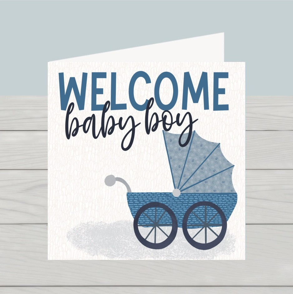 Blue pram