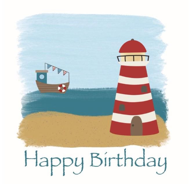 Lighthouse and shore