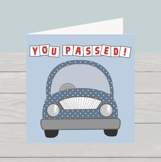 Passed Driving Test Card: Congratulations on passing