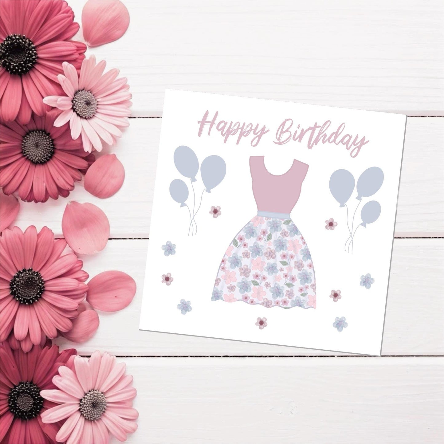 Birthday card dress