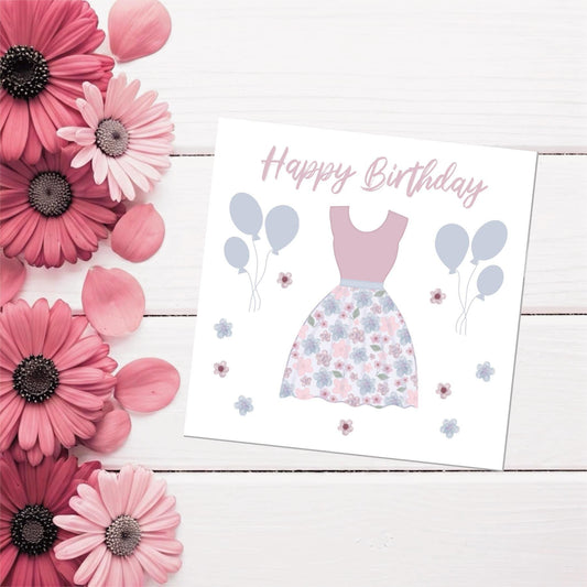 Birthday card dress
