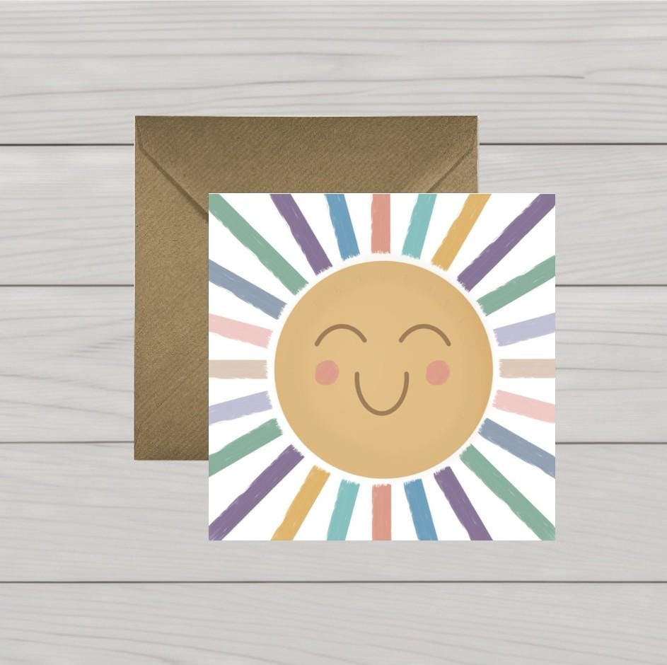 Sunshine smile note card