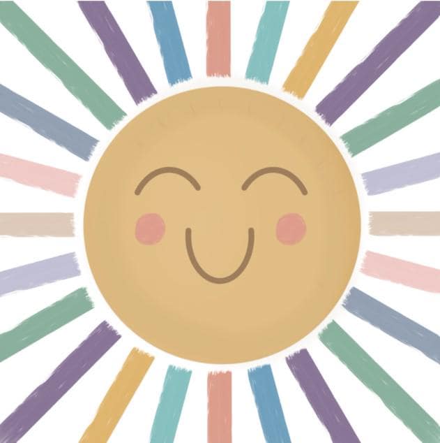Sunshine smile note card