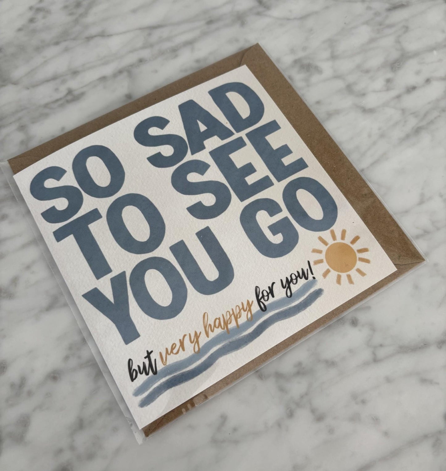 Sad to see you go card