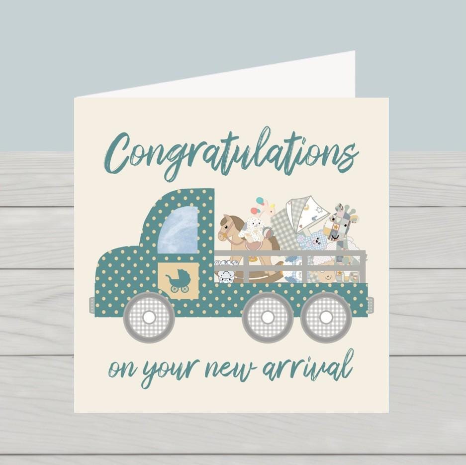 New baby card truck of toys