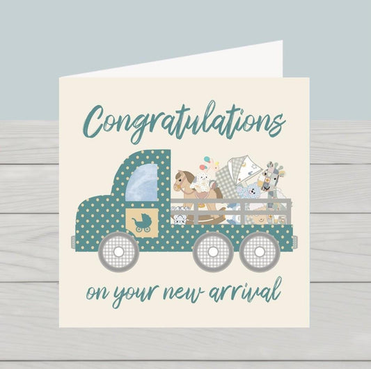 New baby card truck of toys