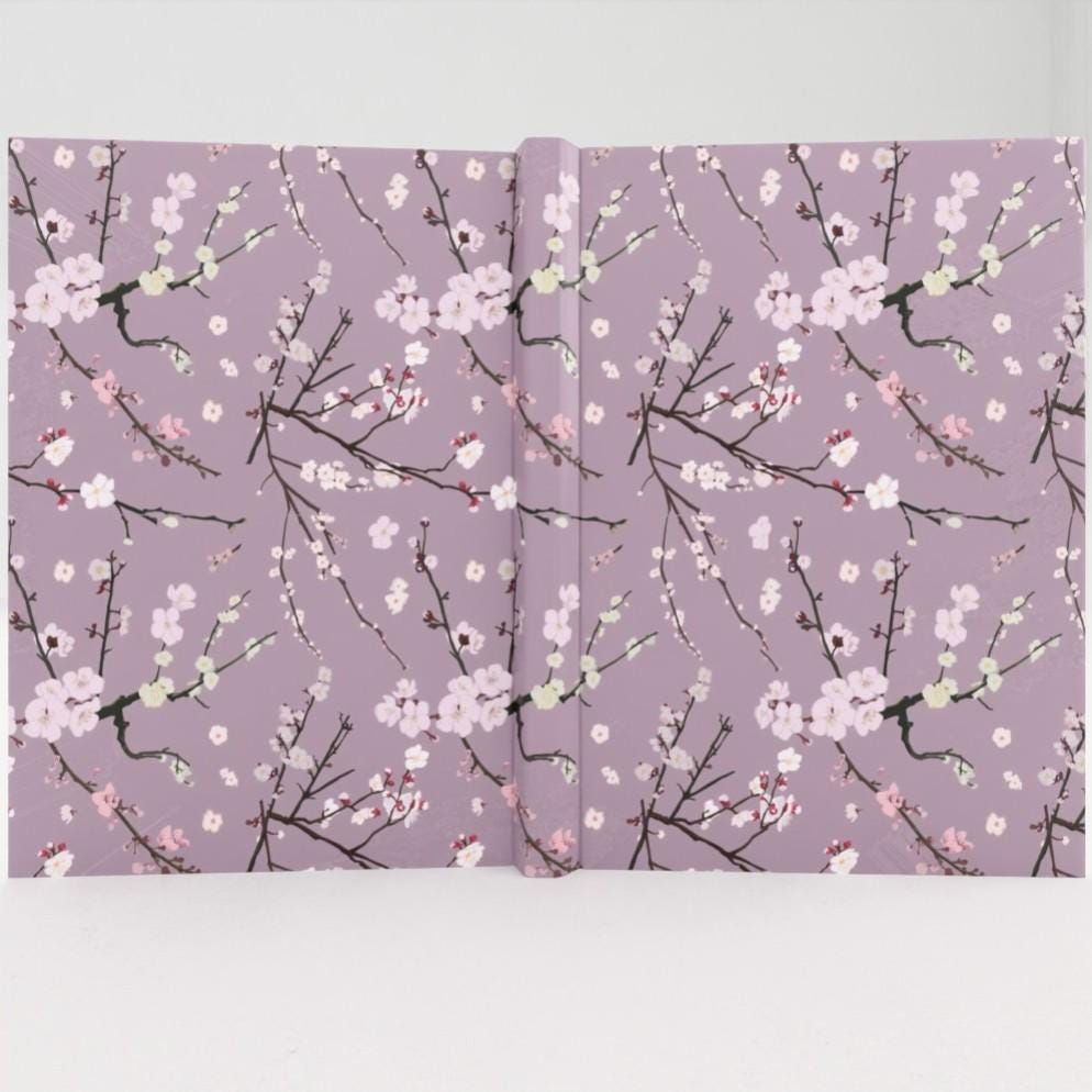 Purple cherry blossom