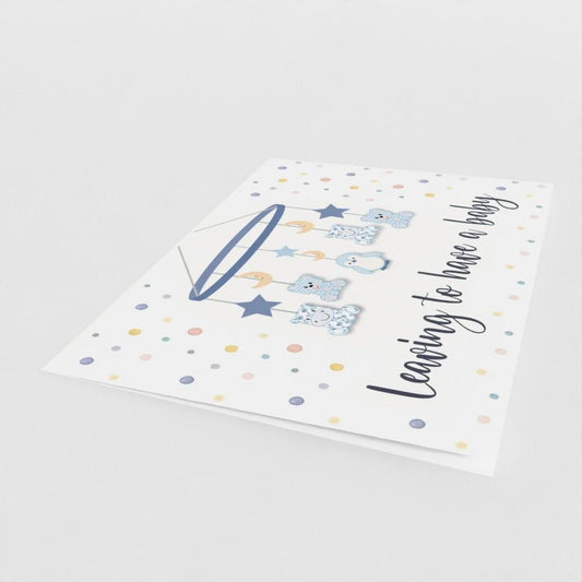 Baby mobile (large A4 card)