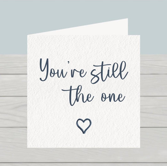 You're still the one card