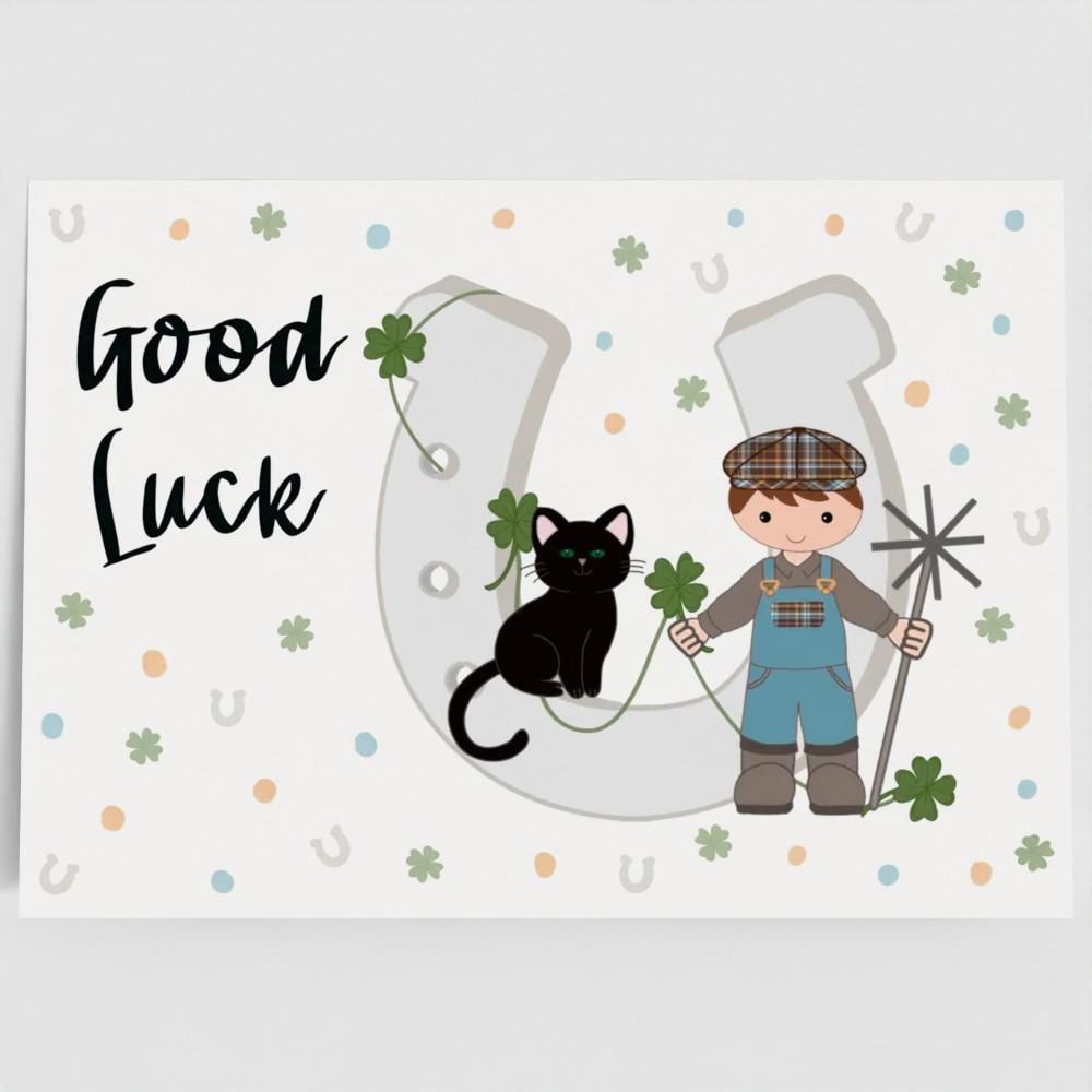 Lucky charms (large A4 card)
