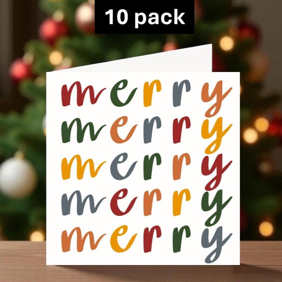 Very merry (ten pack)