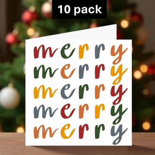 Very merry (ten pack)