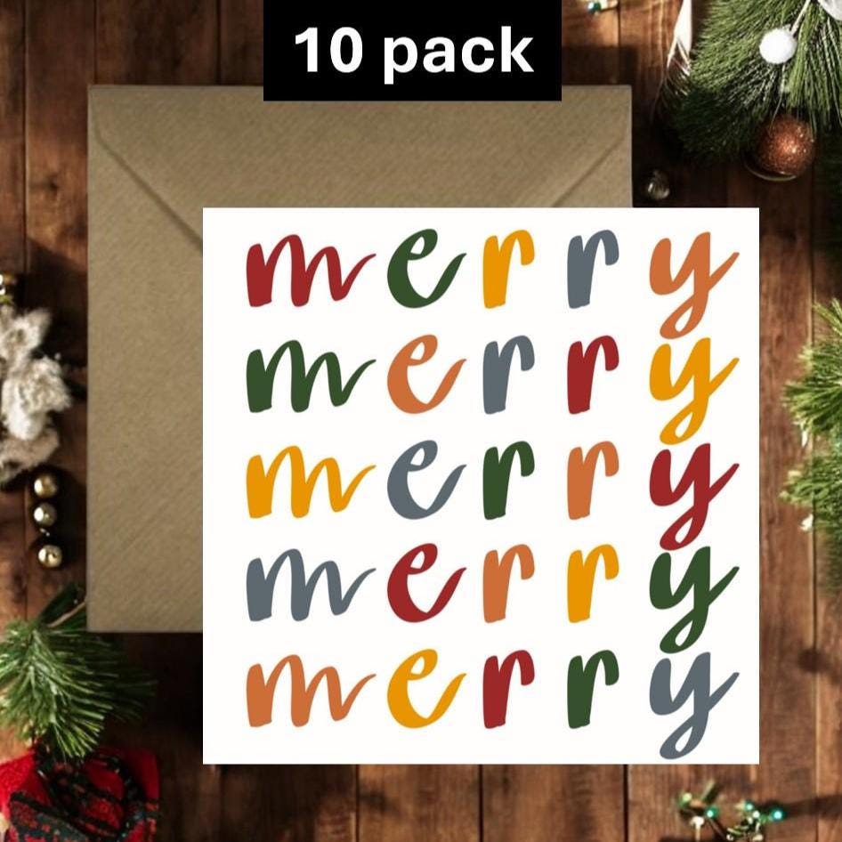 Very merry (ten pack)