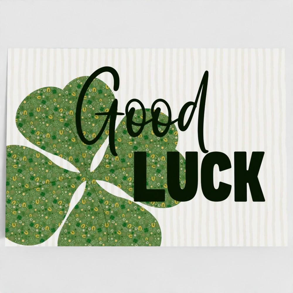 Four leaf clover (large A4 card)