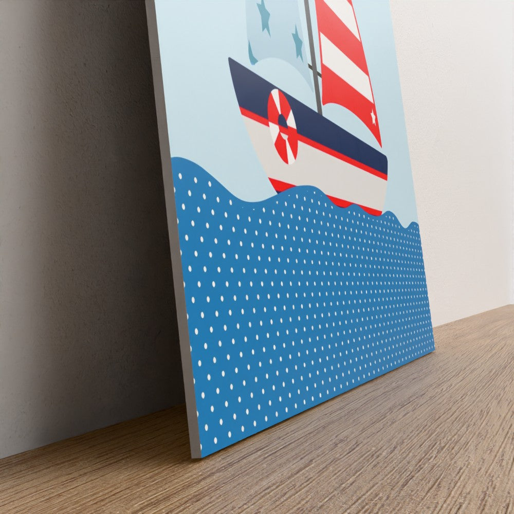 Childrens nautical series #1 sailing boat