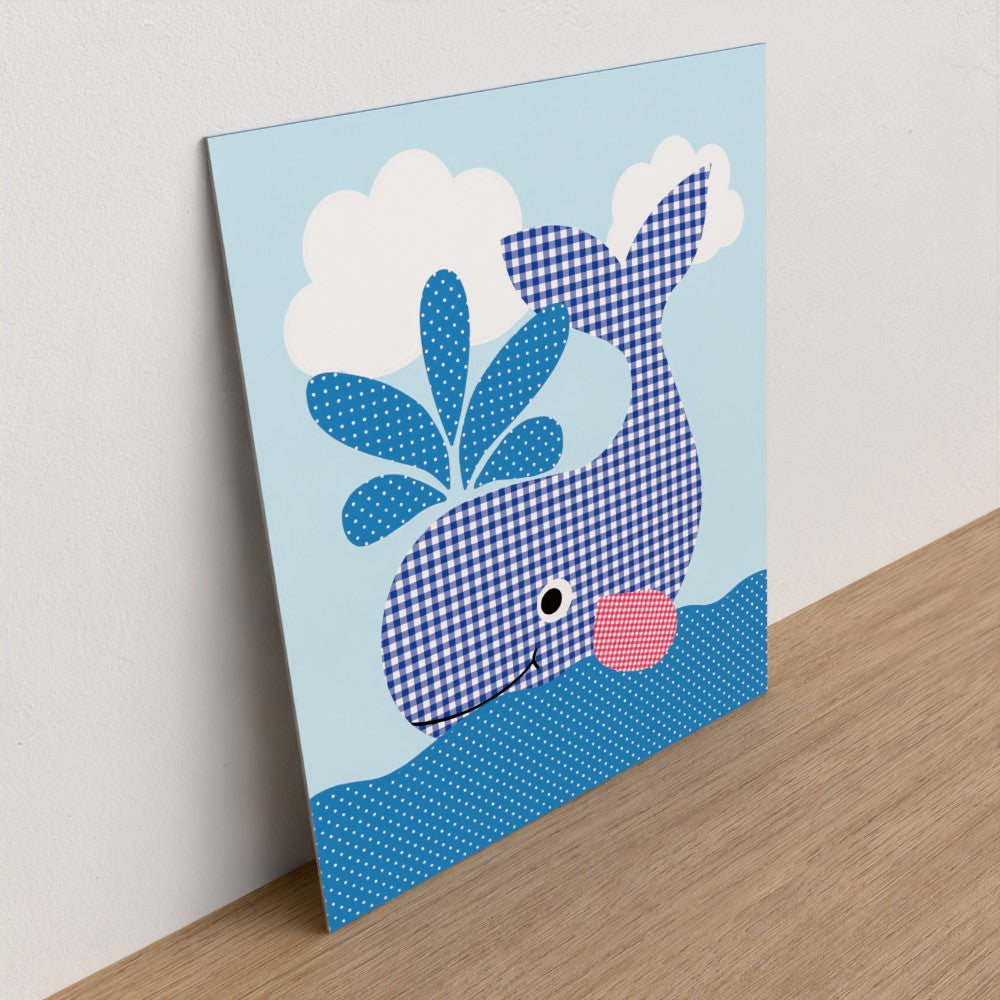 Childrens nautical series #3 friendly whale