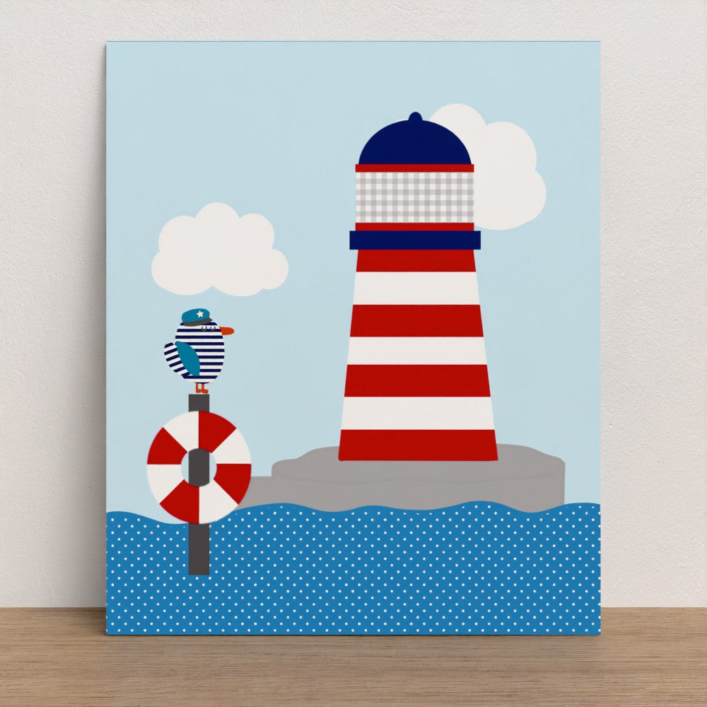 Childrens nautical series #2 lighthouse