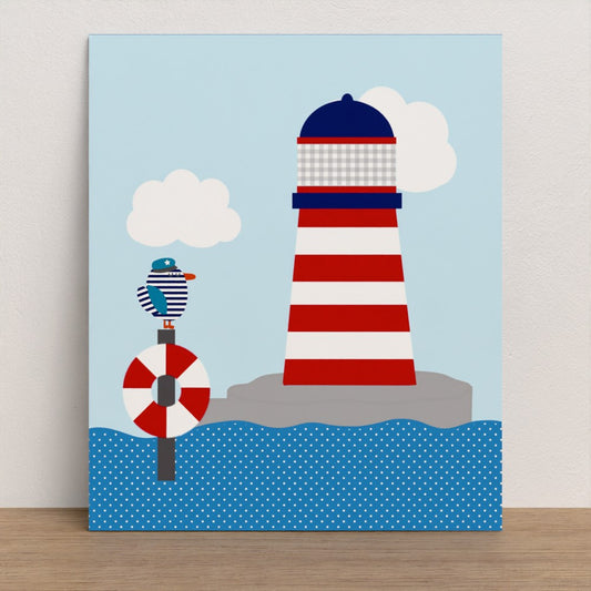 Childrens nautical series #2 lighthouse